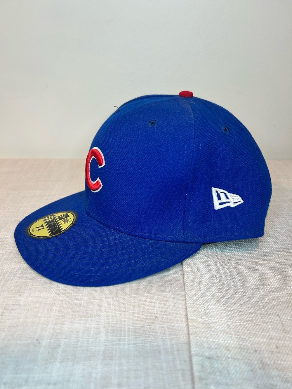 NWT New era Chicago Cubs 7 7/8 Royal Blue 2016 World Series Champions Fitted Cap - Picture 2 of 6
